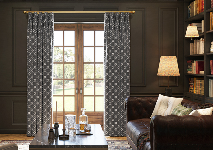 Huaraz Velvet, Midnight - Made to Measure Curtains - Image 3